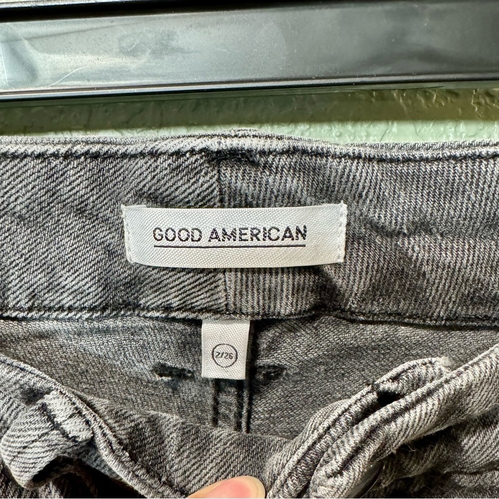 Good American Women's Charcoal Skinny Jeans Size 2 - Picture 2 of 5